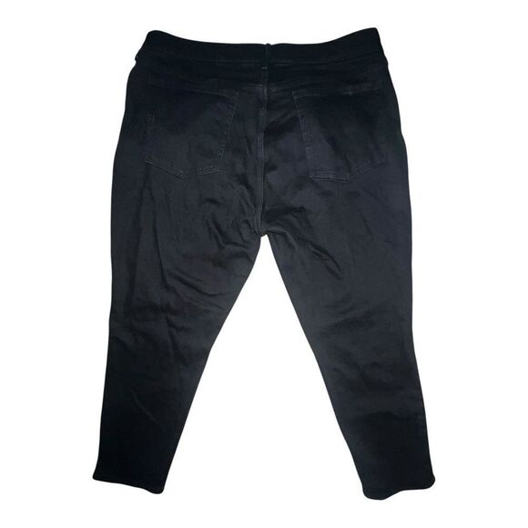 Old Navy Maternity Front Low-Panel OG Straight Jean Black Jack Plus Size 20 NWOT - Picture 2 of 6